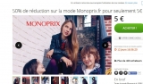 Monoprix : 50 pourcent sur la mode