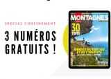 Gratuit : les 3 derniers numéros du magazine Montagne Magazine