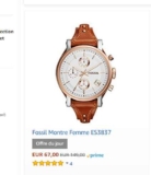 Bon plan montre Fossil femmes ES3837  à 67 € .. et sur d&rsquo;autres modèles