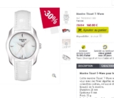 Bon plan montre : montre tissot femmes T-wave à 165 euros port inclus (230 sur le site officiel)