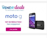 Bon plan smartphone : motorola moto g 3eme génération qui revient à moins de 100 euros