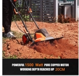 Promo Motobineuse electrique 1500 watts pas chere à 85€ !