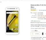 Bon plan smartphone : motorola moto e 4G qui revient à 80 euros (le 9 juin)