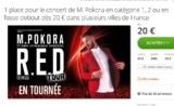 M POKORA : 50 pourcent de réduction sur les billets de la tournée