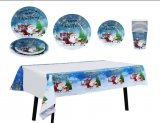 Décorations de Noel en promo : 3.95€ les 132 stickers , 14€ la nappe et vaisselle …