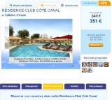 Vacances: 370 euros la semaine pour une arrivée le 4 juillet en résidence club vers Narbonne