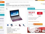 Netbook Asus sous windows 7 à 169 euros port inclu