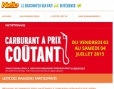 Opération carburant à prix coutant chez netto les 3 et 4 juillet 2015
