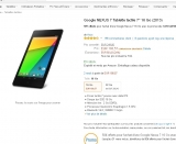 Bon plan tablette : Google nexus 7 quad core 2go de mémoire vive qui passe à moins de 140 euros