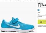 Chaussures enfants NIKE REVOLUTION 3 à 17.49€ ( du 28 au 34)