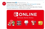 Nintendo Switch Online gratuit pendant 7 jours à compter du 29/04
