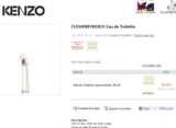 Coffret Eau de Toilette Flower Kenzo à 27.96 euros contre autour de 45 l&rsquo;eau de toilette seule