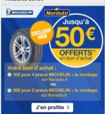 Bon plan pneu hiver : bons d&rsquo;achats offerts sur pneus michelin chez norauto (jusqu&rsquo;au 7 decembre)