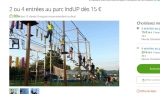 Nord : Parc accrobranche IND UP .. billets pas chers