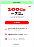 Forfait mobile  Nrj Mobile 100go 5G pas cher à 7.99€ par mois