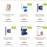 Licences Microsoft Office et Windows 11 pas chères à 0.9€  seulement !