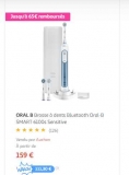 Brosse à dent electrique Oral-B SMART 6100s Sensitive gratuite par cumul ODR + Credit sur carte