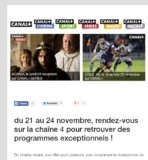 orange livebox:  chaines canalplus en clair du 21 au 24 novembre
