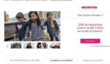 Mode enfants : Orchestra : 20€ de remise pour 40 d&rsquo;achats (carte fidelité à 10€ au lieu de 30)