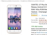 Smartphone pas cher : Oukitel u7plus  à 67€ ( 5.5 pouces, 2go de ram, 16go de rom) – France