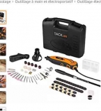 25€ l’outil Rotatif TACKLIFE type Dremel avec accessoires