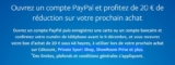 Ouvrez un compte PAYPAL obtenez 20€ de réduction chez Cdiscount, Groupon …
