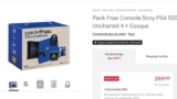 Pack Console PS4 + 3 jeux + casque à moins de 300€
