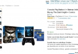 Jeux videos : pack ps4 batman à 399 euros avec 2 manettes le 15 juillet