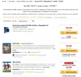 Bon prix console sony ps4 : sony ps4 + pstv + un jeu pour 399 euros
