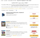 Bon prix console sony ps4 : sony ps4 + pstv + un jeu pour 399 euros