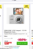 Appareil photos compact panasonic wifi 100% remboursé