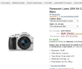 Appareil Photo hybride Panasonic lumix G5K obj 14-42 à 273 euros