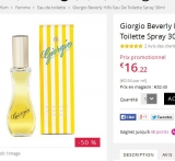 Parfums femmes pas cher : giorgio beverly hills 30ml à 16 euros (voire moins)