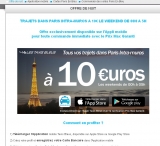 Paris : trajet en taxis le week end de 00h à 5 heures à 10 euros