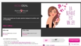 Bonne affaire parfums , maquillage : bon d&rsquo;achat Passion Beauté à moitié prix ( 20 euros le bon de 40)
