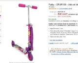 patinette furby pour petites filles à 14 euros
