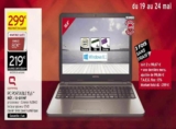 Pc portable 15 pouces 4go 1to de disque dur à 219 euros