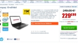 229 euros le pc portable 15 pouces