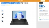 PC Portable HP 17-cp0298nf  17 pouces ryzen5 16go en solde à 599€