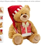 Bon plan amazon Amazon : une peluche offerte pour l&rsquo;achat d&rsquo;une carte cadeau de 100€