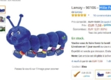 Soldes jouets : 7€ (voire 6)  la peluche mille Pa-Pattes de Lansay  (autour de 20 ailleurs)
