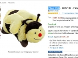 Super affaire : peluche pillow pet 45cm à moins de 4 euros