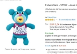 Bon plan jouet pour petits : la peluche electronique Sing-à-Ma-Jig à 6 euros