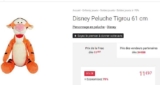 Super prix : grande peluche disney Tigrou de 61cm à 11.97€