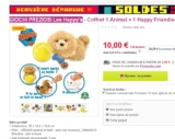 Bon plan jouet : peluche interactive les happy&rsquo;s à 13 euros port inclus