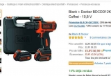 Mega affaire: perceuse black et decker avec 2 batteries à 35€ .. termine
