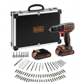Bon plan Bricolage : 59€ la perceuse Black + DeckerBDCDC18BAFC 18V avec 2 batteries et accessoires