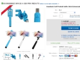 Perche à selfie pas chère à 3.14 euros port inclus