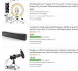 Anneaux lumineux ,  micros , stations meteos pas chers avec des coupons de réduction