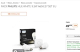 Bonne affaire : Kit démarrage ampoules connectées PHILIPS HUE qui revient à 40€